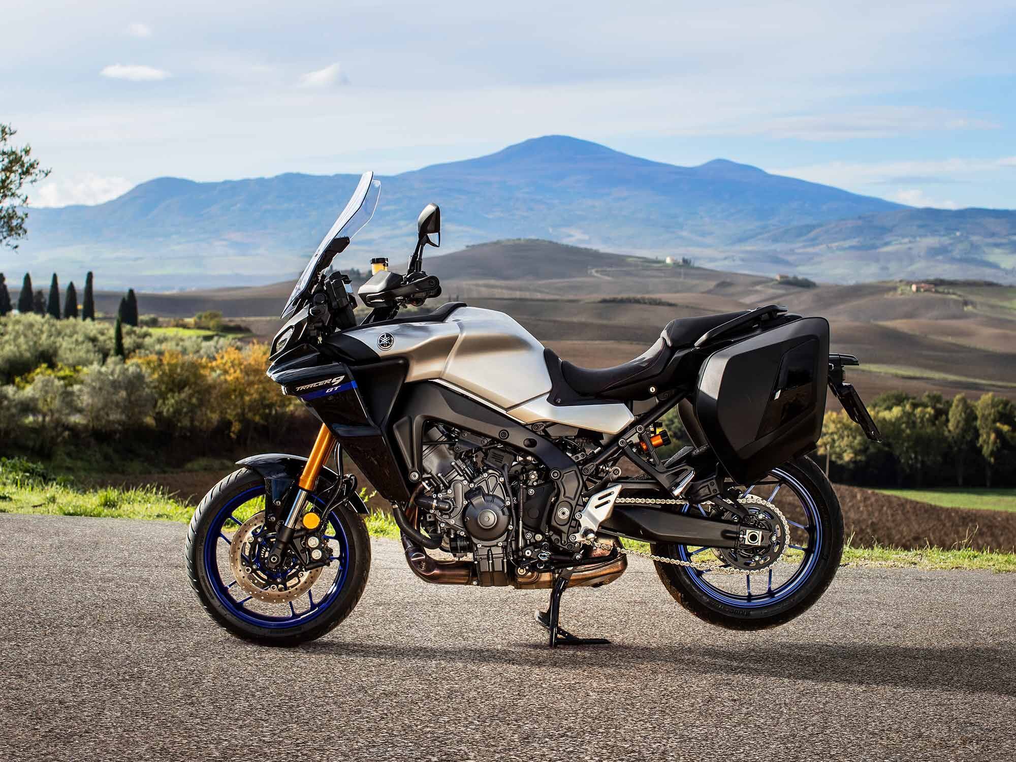 Yamaha claims the Tracer 9 GT achieves 49 mpg.