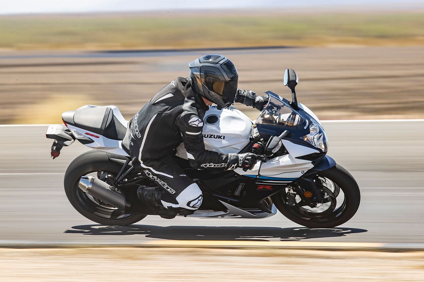The ergonomics of the GSX-R600 are more suitable for racetracks than parkways.