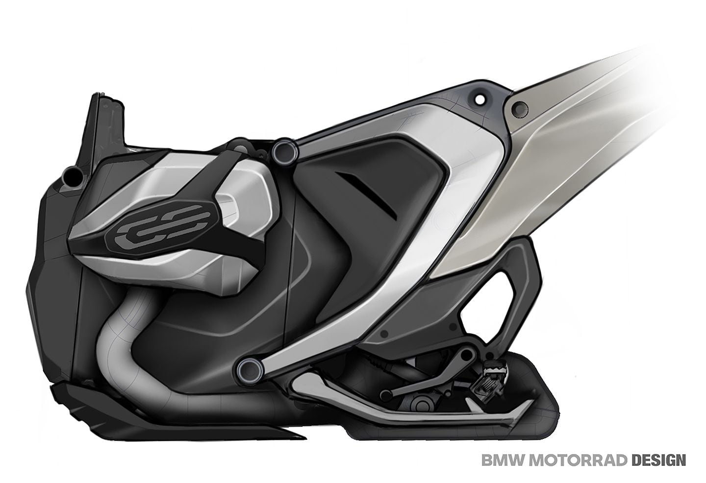 A shorter engine unit makes for tighter packing.