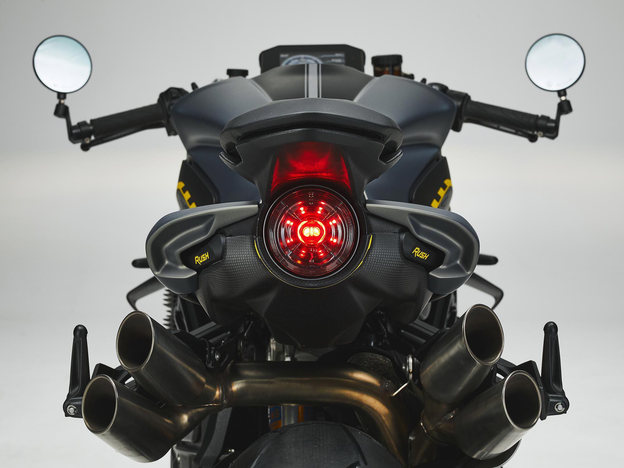 The subframe and tailsection is unique to the Rush.