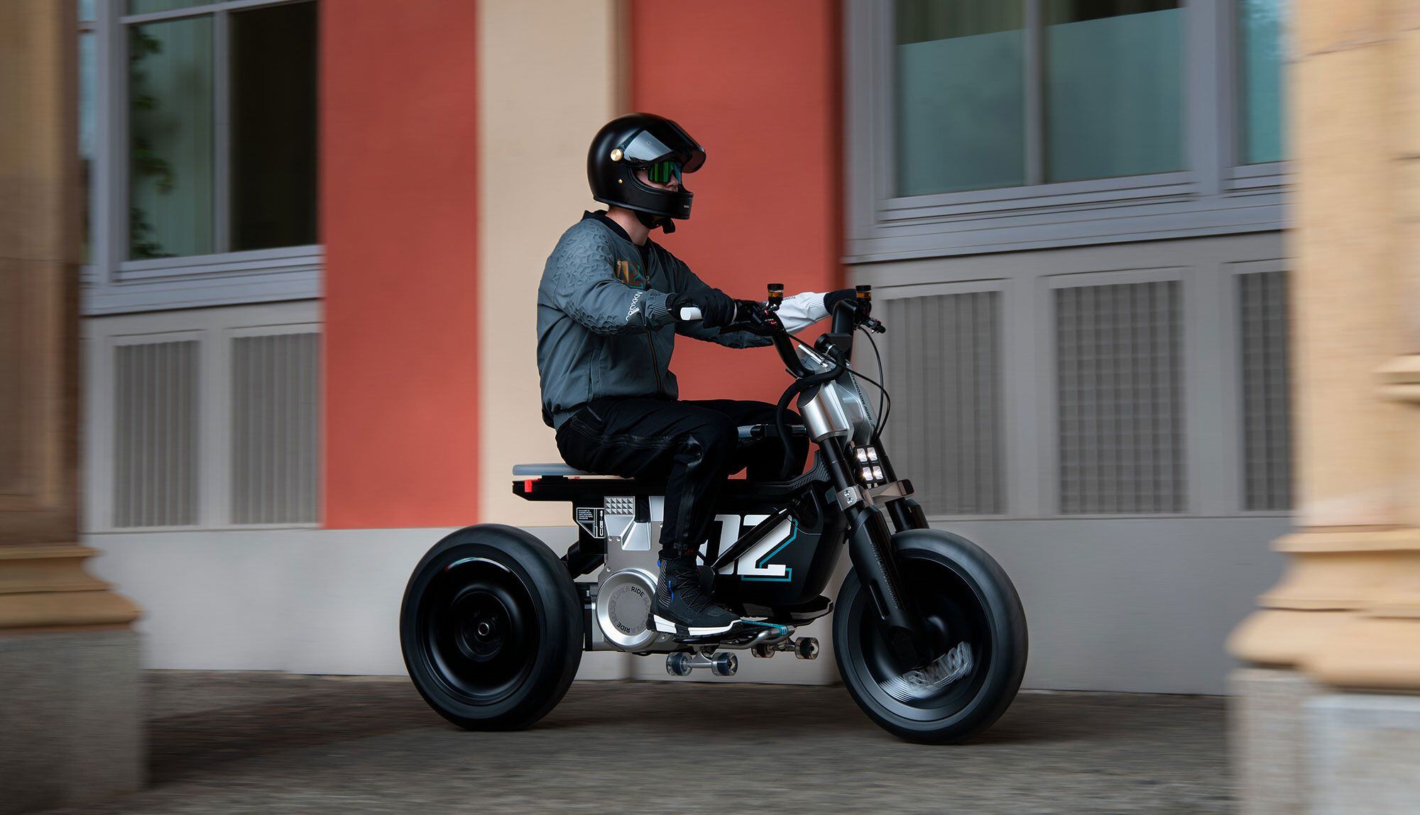 With spare construction and playful styling BMW’s new electric CE 02 concept is aimed squarely at the urban youth market.