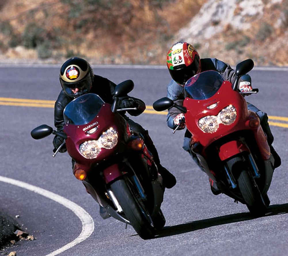 Wallflowers Suzuki GSX600F and GSX750F Katanas Cycle World