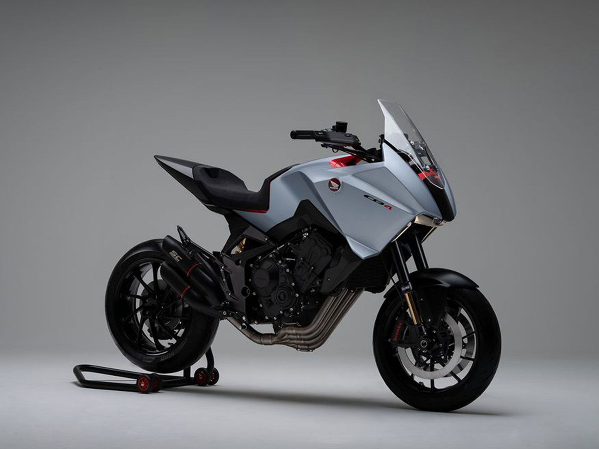 Styling cues are said to be based on Honda’s CB4X concept revealed at the 2019 EICMA show.