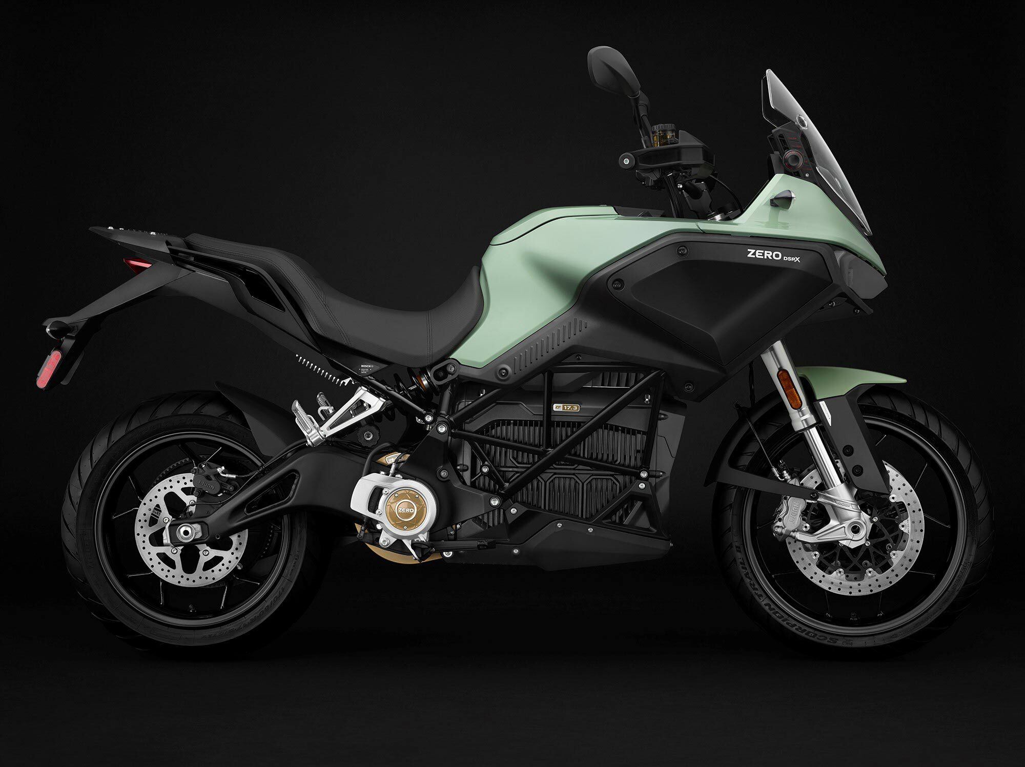 The DSR/X produces a claimed 100 hp from its Z-Force 75-10 motor. This color option is called Sage Green.