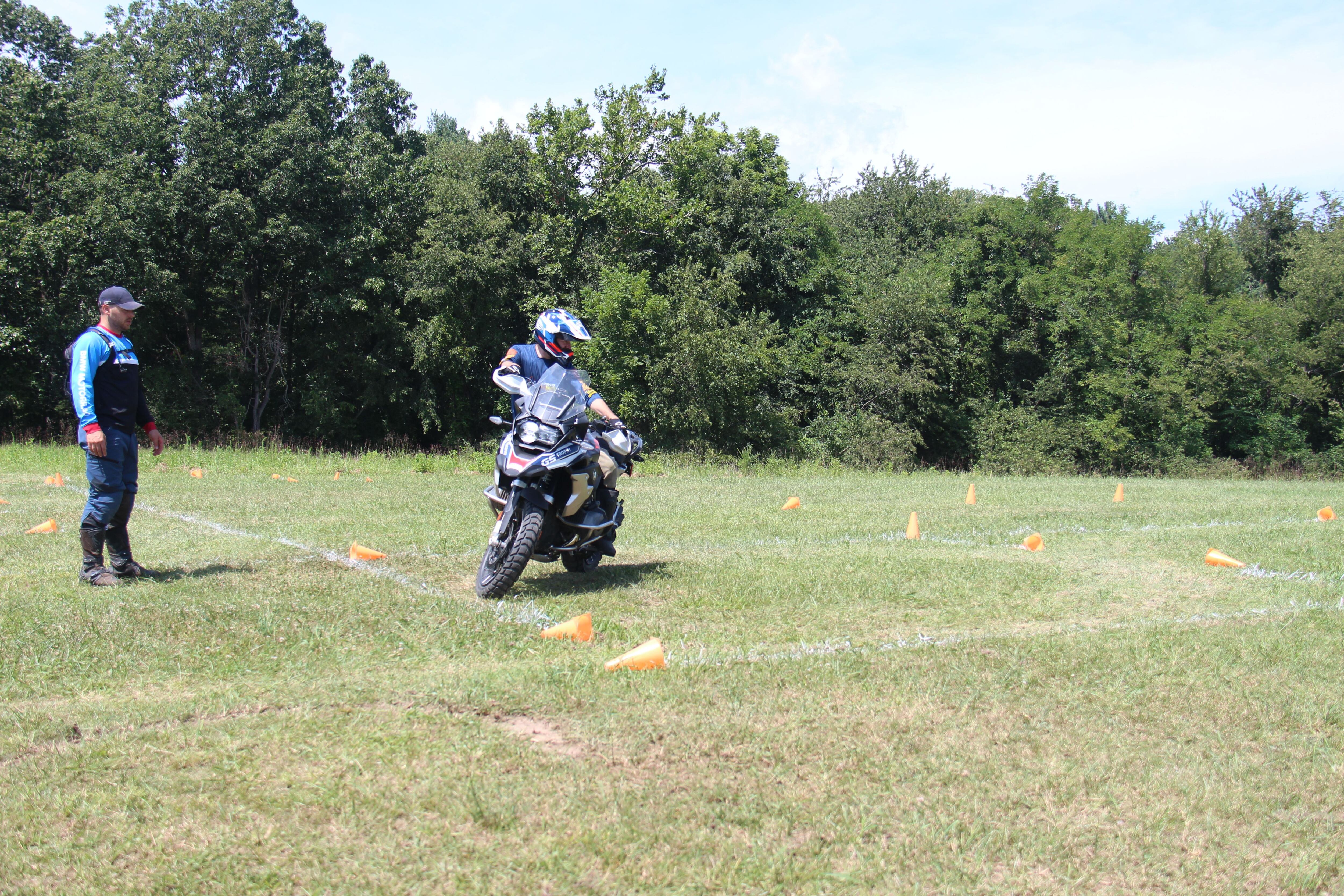 Practicing box turns at Penmerryl Farm in Greenville, Virginia.