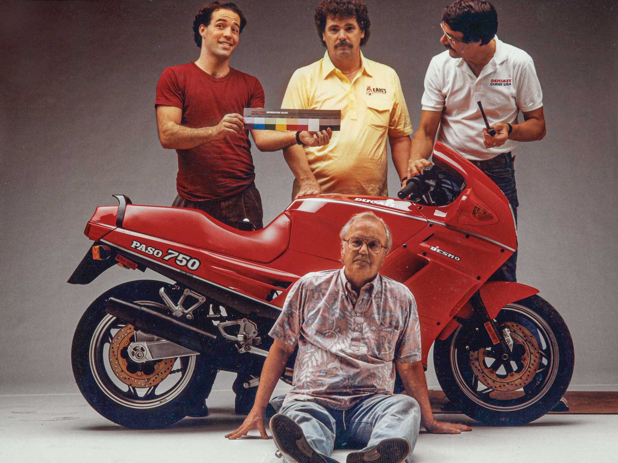 He never lost his sense of fun, and visited the Newport Beach office (and photo studio, obviously) on a regular basis.