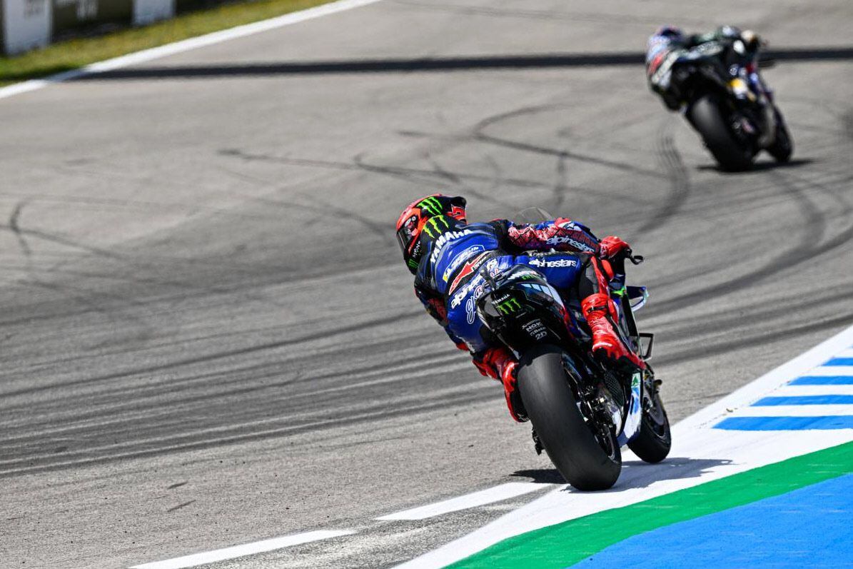 Fabio Quartararo had a weekend that he and Yamaha would like to forget. After getting a controversial long-lap penalty on Sunday for a first-lap incident, he crossed the white line on the exit and had to serve a second long-lap penalty. He eventually fought back to 10th place.