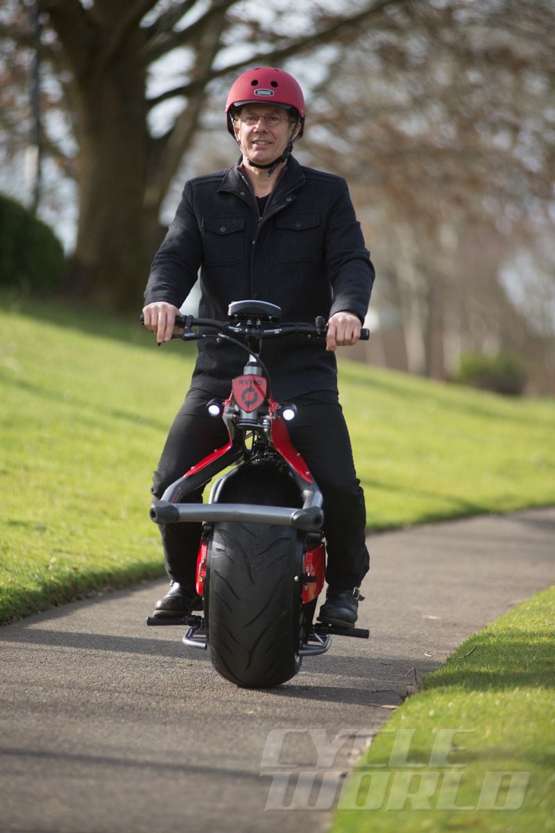 RYNO Motors Electric Unicycle One Wheeled Motorcycle Concept Cycle World