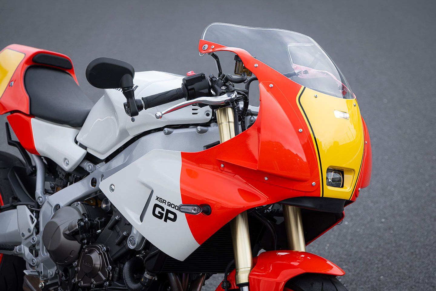 Yamaha nailed the retro GP styling on the XSR900 GP.